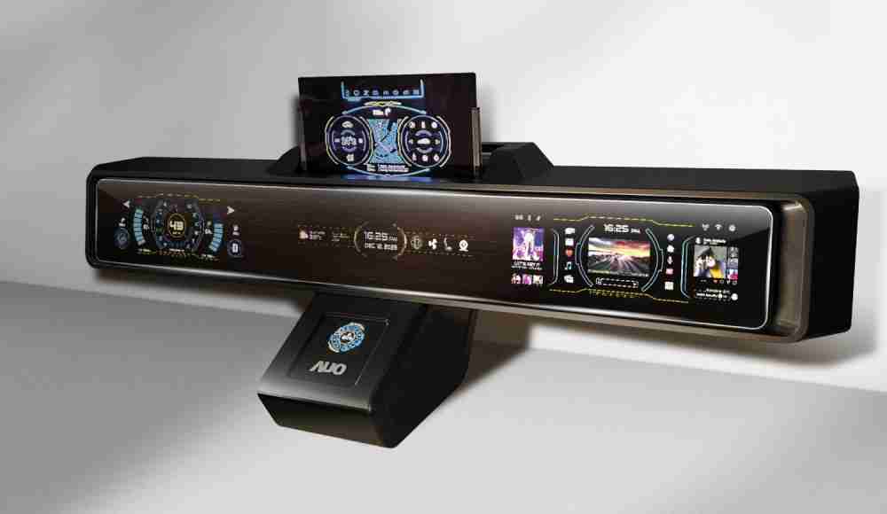 CG电子Micro LED沉浸式车舱显示方案结合 可卷式、、、可伸缩的Micro LED应用并可呈现不同的质感纹路，，，，展现人性化设计