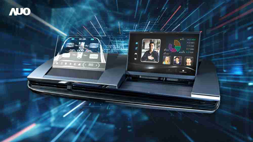 CG电子Micro LED Display HMI解决方案打造透明Micro LED前座仪表，，呈现信息并保留驾驶视野开阔；亦为副驾驶座乘客打造收放自如的Micro LED屏幕，，，在不影响显示质量的前提于显示区内建镜头，，，让用户能与视讯对象直接眼神接触，，，，提供绝佳的双向沟通体验